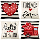 Valentine's Day Love Truck Pillowcase with Heart Design for Axyaa