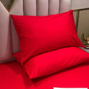 Axyaa Silky Satin Pillowcase - Solid Color, Queen/King Comfortable Pillow Cover