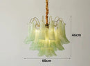 Axyaa Colorful Glass Ceiling Chandelier for Kitchen Dining Living Room