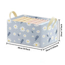 Axyaa Clothes & Pants Storage Box with Steel Frame - Wardrobe Organizer Shelf Baskets