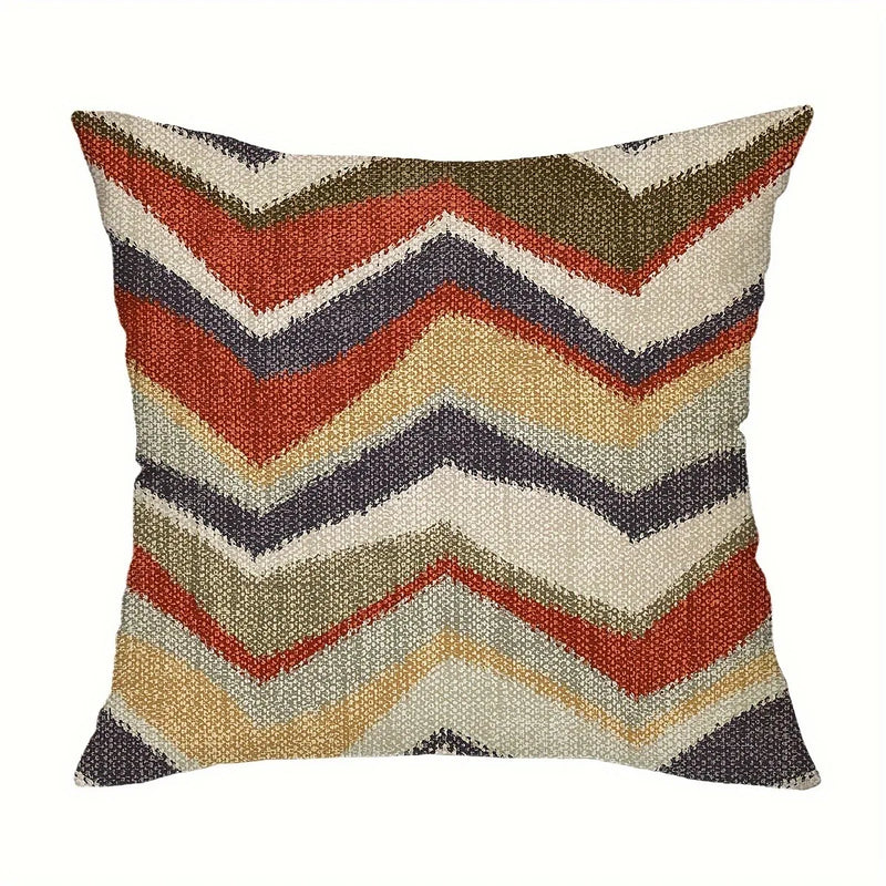 Axyaa Geometric Pattern Printed Pillowcase for Home Decoration