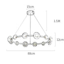 Axyaa LED Ceiling Chandelier for Modern Interior Lighting