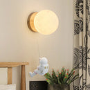 Axya Modern Astronaut Rabbit Wall Lamp for Kids Room and Study Decor