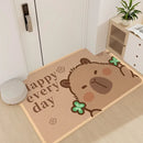Axyaa Zero Formaldehyde Entry Door Mat - Crystal Velvet Suction Household Carpet