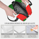 Axyaa Italia Flag Insulated Lunch Bag with Adjustable Strap Thermal Lunch Box