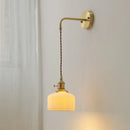 Axyaa Ceramic Copper LED Wall Sconce for Stylish Home Lighting