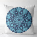 Axyaa Mysterious Pattern Flower Cushion Cover for Home Decor