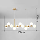 Axyaa Modern LED Pendant Light Chandeliers for Living and Dining Room