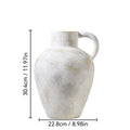 Axyaa Vintage Rough Art Flower Vases, Ceramic Home Ornaments, Earthenware Jars