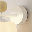 Axyaa Cream Style Pumpkin Bedside Wall Lamp for Children's Room and Living Room