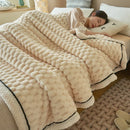Axyaa Microfiber Plush Blanket: Soft, Lightweight, Multifunctional for Travel, Sofa, Bed