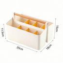 Axyaa Desktop Pen Holder Organizer for Office with Large Capacity Storage Basket