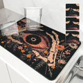 Axyaa Halloween Plants Drying Mat, Non-Slip Absorbent for Kitchen Counter