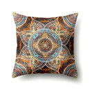 Abstract Geometric Bohemian Pillowcase in Colorful Exotic Style by Axyaa