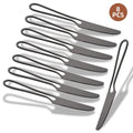 Axyaa Rainbow Steel Dinner Knives Set for Home and Restaurant