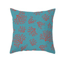 Axyaa Starfish Stripe Print Cushion Cover | Pink Coral Orange Home Decor Pillow Cover