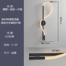Axyaa Soft LED Wall Lamp: Nordic Style Luminescent Neon Tube for Bedroom
