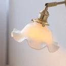 Axyaa Ceramic LED Wall Lights Pull Chain Switch Bathroom Mirror Light