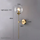 Axyaa Gold Glass LED Wall Lamp for Kitchen Bathroom Mirror Lighting