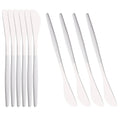 Axyaa Black Gold Butter Knife Set of 10 - Cheese Spreader Set