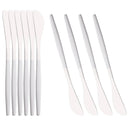 Axyaa Black Gold Butter Knife Set of 10 - Cheese Spreader Set