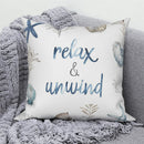 Axyaa Ocean Animals Decorative Pillowcase for Home, Bedroom, Car - 40x40 45x45 50x50cm