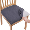 Axyaa Stretch Jacquard Dining Chair Covers: Durable Seat Slipcovers & Protector
