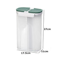 Axyaa Grains Storage Container Cereal Dispenser Kitchen Organizer Insect-Proof 3.2L