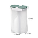 Axyaa Grains Storage Box Sealed Cereal Dispenser Insect-Proof Containers Kitchen Organizer