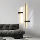 Axyaa LED Wall Lights with Remote Control, Dimmable, 350° Rotation for Living Room Sofa Background