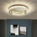 Axyaa LED Crystal Ceiling Light for Modern Minimalist Living Room and Bedroom