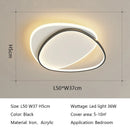 Axyaa Modern Circular LED Ceiling Light for Bedroom and Study