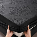 Axyaa Waterproof Mattress Protector - Europe Style, Adjustable, Soft & Skin-friendly Bed Cover