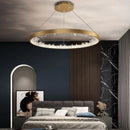 Axyaa Modern Luxury Gold and Black Chandelier for Home Decor