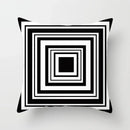 Axyaa Geometric Heart Piano Girl Throw Pillow Case Set for Home Decor