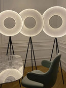 Axyaa Minimalist Pleated Floor Lamp for Living Room Bedroom Study