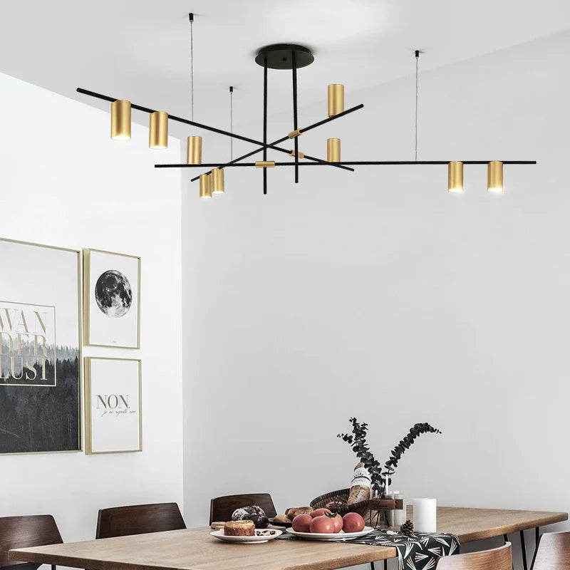Axyaa Modern Minimalist Chandelier for Living Room, Restaurant, and Bar