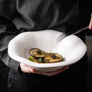 Axya Ceramic Deep Bowl: High Beauty Tableware for Restaurant, Salad, Fruit, Soup, Dessert