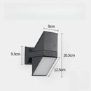 Axyaa LED Outdoor Wall Light Waterproof Sconce for Garden, Porch, Balcony