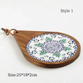 Axyaa Solid Wood Heat Insulation Mat, Anti-Scalding Table Mat-Coaster