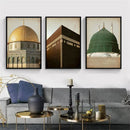 Axyaa Mosque Canvas Print Wall Art for Living Room Decor