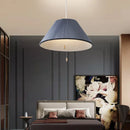 Axyaa Pleated Fabric Umbrella Chandelier LED - Modern Living Room Pendant Lights