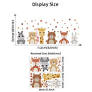 Axyaa Boho Giraffe Bear Animals Nursery Wall Sticker Kids Room Decor
