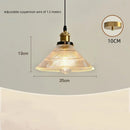 Axyaa Retro Glass Chandelier for Dining Desk, Bar, and Shop Décor