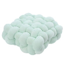 Axyaa Knotted Square Cushion: Nordic Aesthetic Stuffed Pillow for Office Chair Decor and Sleep