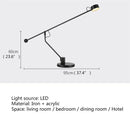 Axyaa LED Desk Lamp Adjustable Contemporary Design for Home Study Decor