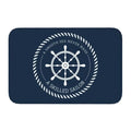 Axyaa Nautical Compass Anchor Rudder Printed Small Non-slip Doormat