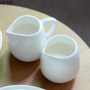 Axyaa Ceramic Mini Milk Jug with Handle in Pure White Specialty Tableware