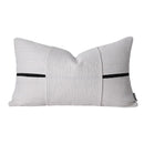 Axyaa Nordic Luxury Living Room Sofa Waist Pillow in Light Gray Stitching