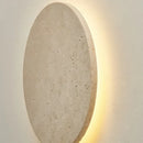 Axyaa Yellow Travertine Stone LED Wall Light - Nordic Modern Bedside Lamp